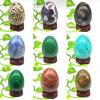 AtkitS Natural Egg Shaped Gemstone Natural Stones Healing Crystals Agates Quartzs Minerale Polished Craft Trinket Furnishing Decoration (Color : Brecciated Jasper) view 2
