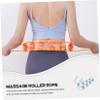 FOMIYES Ball Leg Massage Tool Muscle Roller Neck Rodillo Para Masajes Waist Roller Massage Roller for Leg Muscle Pp Manual Leg Roller, 115x5.6x3.3cm, Blue view 2