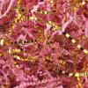 LDKGHE 4 oz Crinkle Cut Paper Shred Filler for Gift Wrapping Baskets Filling Box Birthdays Christmas Thanksgiving Easter Weddings Valentines Mother's Day Anniversaries (Pink and Gold) view 1