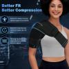 Comfytemp Shoulder Ice Pack Wrap Shoulder Brace, FSA Eligible Items Only List, HSA Gel Cold Compression Sleeve for Injuries Reusable Arm Rotator Cuff Pain Relief, Recovery Items for Women Men view 4