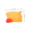 FOMIYES 5pcs Scraping Tablets Facial Massage Tool Jade Massage Stone Scraping Board Body Massager Scraping Plate Feet Massager Scrapping Massage Board Resin Universal Scraper, 8.5X6cm, Orange view 2