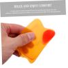 FOMIYES 5pcs Scraping Tablets Facial Massage Tool Jade Massage Stone Scraping Board Body Massager Scraping Plate Feet Massager Scrapping Massage Board Resin Universal Scraper, 8.5X6cm, Orange view 4