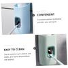 Beatifufu 2pcs Hanging Toothpaste Squeezer Dispenser Wall-Mounted No Punching Required Easy Control of Toothpaste Extrusion for Adults Set Blue Green view 4