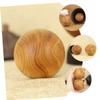 FOMIYES 2pcs Massage Ball Wood Ball Fitness Balls Hand Exercise Hand Balls Handballs Massage Hand Training Balls Hand Play Balls Smooth Wooden Balls, 5X5X5CM, Yellow view 4