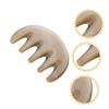 Beaupretty Wide Tooth Horn Comb for Head Massage Natural Gua Sha Scalp Massager Comfortable and Smooth Edges for Relaxation and Hair Care for Family and Friends view 3
