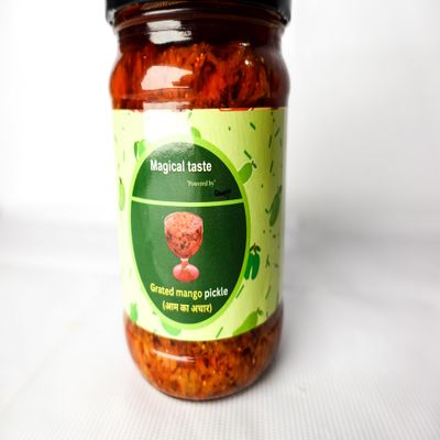Magical taste Home Made Achar Village Style (MAGICAL TASTE MADE WITH LOVE) (500gm, Grated Mango)