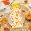 100Pcs Fall Leaves Guest Napkins Watercolor Branches Leaves Paper Napkins Autumn Orange Decorative Bathroom Napkin Disposable Hand Towel Napkin for Thanksgiving Harvest Home Party Supplies view 3