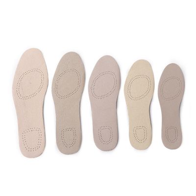 NOLITOY 1pair Breathable Cowhide Leather Insoles Comfortable Sports Shoe Pads for Dry Feet -Absorbing Inserts for Men and Women
