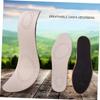 NOLITOY 1pair Breathable Cowhide Leather Insoles Comfortable Sports Shoe Pads for Dry Feet -Absorbing Inserts for Men and Women view 3