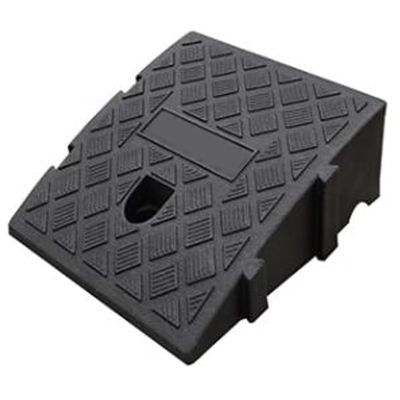 11/13/16/19cm High Step Pad Ramp Kerb Ramps Mobility Scooter Ramps Portable Lightweight Ramps for Wheelchairs Motorbike Mobility Scooter Car Door Ramp (Color : Black, Size : 25 * 40 * 16cm)
