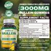 Simhould 2 Pack Sugar Free 3000MG Mullein Gummies - Lung Cleanse, Mullein Leaf Extract Supplement for Respiratory, Organic Mullein Drops with Quercetin & Bromelain for Lung, Digestive Health & Immune view 2