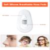8 Pairs Replacement Nose Pads for Oakley Tincup OX3184 OX5099/Tincup Carbon OX5094/Conductor 6 OO4106/Conductor 8 OO4107/Savitar OO6047/Wingfold OX5100 OX5101, Clear Silicone Nose Pieces view 3