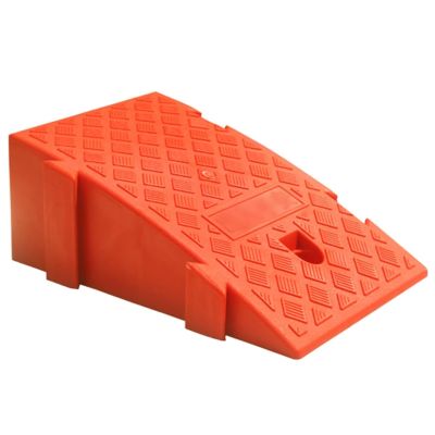11/13/16/19cm High Step Pad Ramp Kerb Ramps Mobility Scooter Ramps Portable Lightweight Ramps for Wheelchairs Motorbike Mobility Scooter Car Door Ramp (Color : Red, Size : 25 * 27 * 13cm)