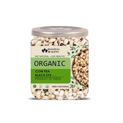 Blessfull Healing Organice COW PEA BLACK EYE (LOBIA) 1 lb (453 Gram)