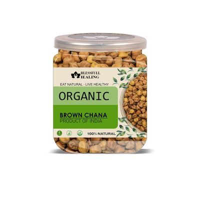Blessfull Healing Organice BROWN CHANA 2 lb (907 Gram)