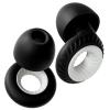 Concert Ear Plugs, Yawsoy Reusable Ear Plugs for Concerts, Raves, Focus and Sleep, High Fidelity Noise Cancelling Ear Plugs, 20dB Noise Reduction & Hearing Protection, 6 Pair Eartips in S/M/L (Black) view 1