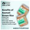 Blessfull Healing Organice BASMATI BROWN RICE 2 lb (907 Gram) view 2