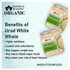 Blessfull Healing Organice URAD WHITE WHOLE 2 lb (907 Gram) view 2
