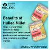 Blessfull Healing Organice HULLED MILLET 2 lb (907 Gram) view 2