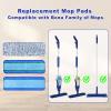 6 Pack Microfiber Cleaning Replacement Pad for Bona Mop,Washable Reusable Microfiber Cleaning Mop Pad for Hardwood Floor,Wet Dry Use,2 Deep Cleaning Pad+2 Microfiber Cleaning Pad+2 Dusting Mop Pad view 2
