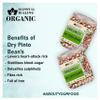 Blessfull Healing Organice DRY PINTO BEANS 1 lb (453 Gram) view 2