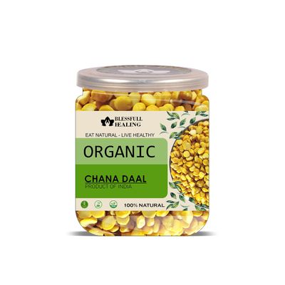 Blessfull Healing Organice CHANA DAL 2 lb (907 Gram)