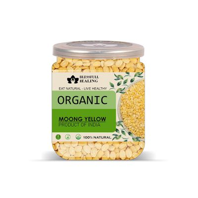 Blessfull Healing Organice MOONG YELLOW 2 lb (907 Gram)
