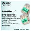 Blessfull Healing Organice BROKEN RICE 1 lb (453 Gram) view 2