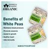 Blessfull Healing Organice WHITE PEAS 2 lb (907 Gram) view 2