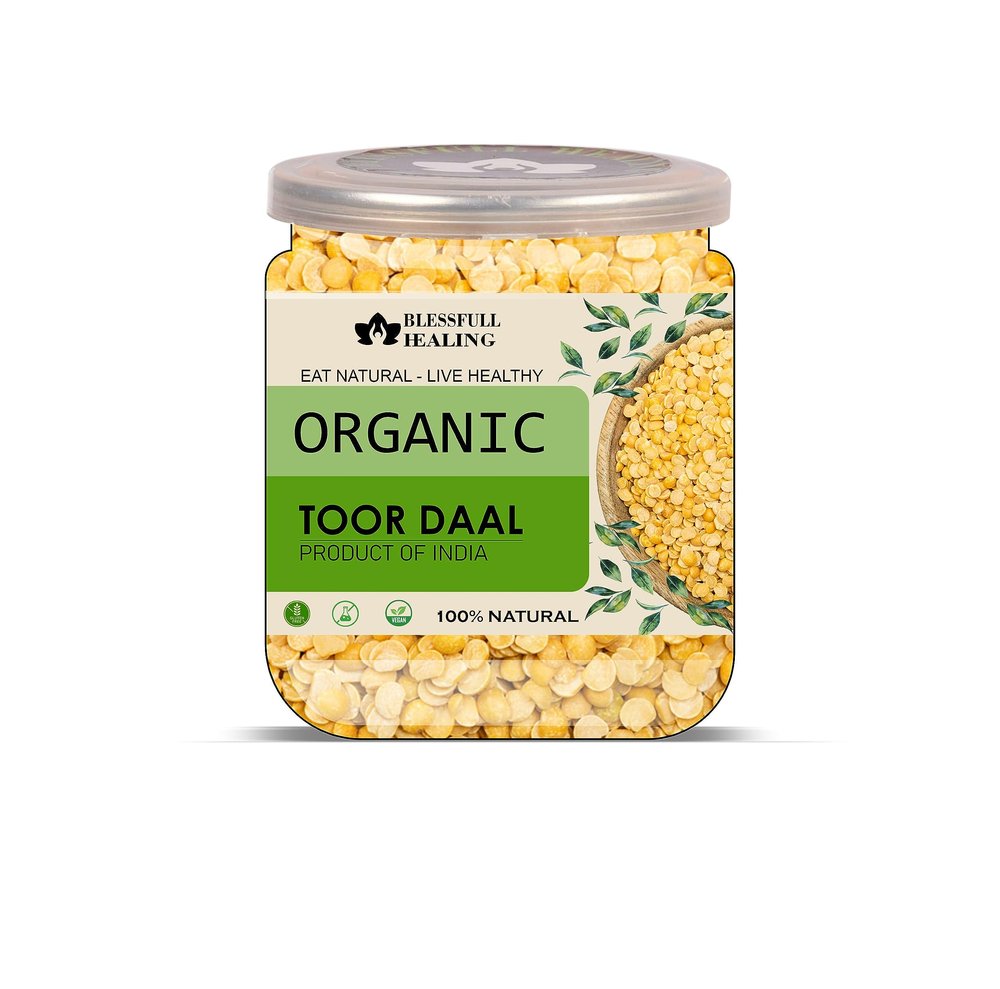 Blessfull Healing Organice TOOR DAL 2 lb (907 Gram)