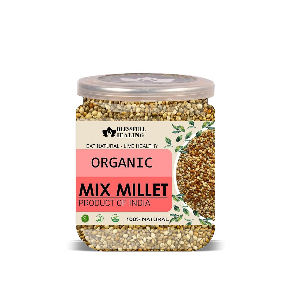 Blessfull Healing Organice MIX MILLET 1 lb (453 Gram)