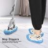 10Pcs Duster Mop Slippers Cover,Multi Function Duster Mop Slippers Shoes Cover,Chenille Mop Slippers,Washable Foot Socks,Floor Cleaning Tools for House Office Bathroom Kitchen view 2