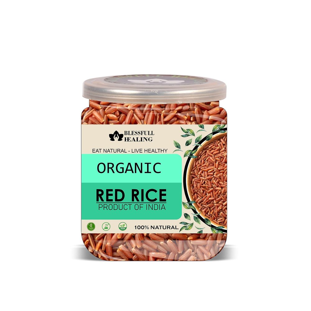 Blessfull Healing Organice RED RICE 1 lb (453 Gram)
