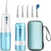 aiqiua Water Flosser Professional Cordless Dental Oral Irrigator, Portable Water Tank and Rechargeable IPX7 Waterproof, Easy to Clean Portable Saves Space view 1