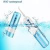 aiqiua Water Flosser Professional Cordless Dental Oral Irrigator, Portable Water Tank and Rechargeable IPX7 Waterproof, Easy to Clean Portable Saves Space view 2