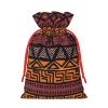 YQxwJL African Mud Cloth Tribal Print Drawstring Bags, Wedding Gift Bags, Candy Gift Bags, For Holiday Party Present Favor view 2