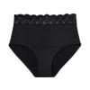 Thinx For All Leaks Hi-Waist Underwear, Holds up to 100ml or 6tbps or 1/4 Cup Worth of Liquid*, Light Absorbency Incontinence Underwear for Women, Feminine Care, BlackBerry, XS view 1