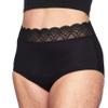Thinx For All Leaks Hi-Waist Underwear, Holds up to 100ml or 6tbps or 1/4 Cup Worth of Liquid*, Light Absorbency Incontinence Underwear for Women, Feminine Care, BlackBerry, XS view 2