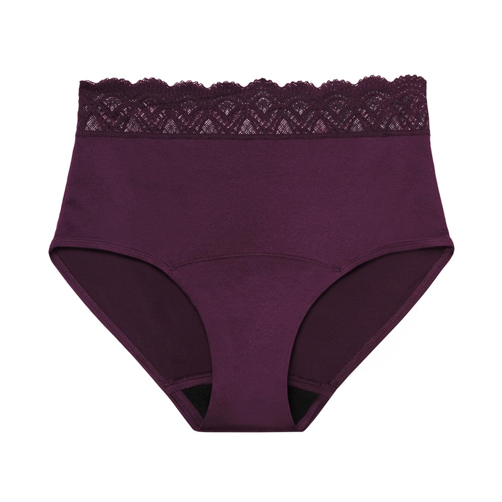 Thinx For All Leaks Hi-Waist Underwear, Holds up to 100ml or 6tbps or 1/4 Cup Worth of Liquid*, Light Absorbency Incontinence Underwear for Women, Feminine Care, Beige, S