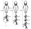 Weight Ball Nipple Clamp Adjustable Metal Nipple Clamps Non-Piercing Large Nipple Clips for Women Gravity Ball Nipple Clip Pendant Stainless Steel Nipple Clip view 2