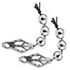 Weight Ball Nipple Clamp Adjustable Metal Nipple Clamps Non-Piercing Large Nipple Clips for Women Gravity Ball Nipple Clip Pendant Stainless Steel Nipple Clip view 3