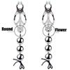 Weight Ball Nipple Clamp Adjustable Metal Nipple Clamps Non-Piercing Large Nipple Clips for Women Gravity Ball Nipple Clip Pendant Stainless Steel Nipple Clip view 4