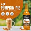 Syruvia Pumpkin Pie Coffee Syrup, Flavored Syrup for Drinks, Lattes, and Desserts  25.4 fl oz, With Pump view 3