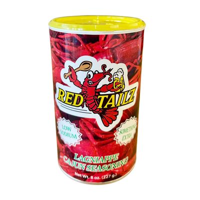 Red Tailz Cajun Lagniappe Seasoning - 8oz Can