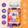 NAKED Nutrition Kids Vitamin Gummies, Made in USA, GMO Free, Gluten-Free, Gelatin Free, Vegan, Kids Vitamins A, C, D, E, B6, B12, Zinc, 3 Fruit Flavors, 30 Day Supply view 2