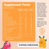 NAKED Nutrition Kids Vitamin Gummies, Made in USA, GMO Free, Gluten-Free, Gelatin Free, Vegan, Kids Vitamins A, C, D, E, B6, B12, Zinc, 3 Fruit Flavors, 30 Day Supply view 3
