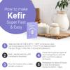 Yogourmet Kefir Starter with Probiotics (12 Sachets = 12 Quarts of Kefir) - Make Kefir at Home - Starter Culture - All Natural, Gluten Free, Kosher, Halal - 3 g Sachets view 4