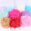 Beaupretty 1pack Pink Purple Raffia Grass Fillers for DIY Crafting and Wrapping Lightweight Paper Shredded Box Stuffing for Parties and Holidays view 2