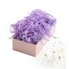 Beaupretty 1pack Pink Purple Raffia Grass Fillers for DIY Crafting and Wrapping Lightweight Paper Shredded Box Stuffing for Parties and Holidays view 3