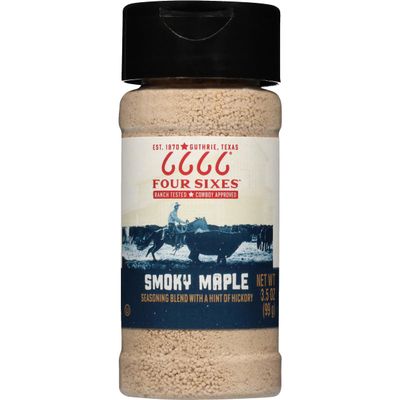 6666 Four Sixes Smoky Maple Seasoning, 3.5 Ounce